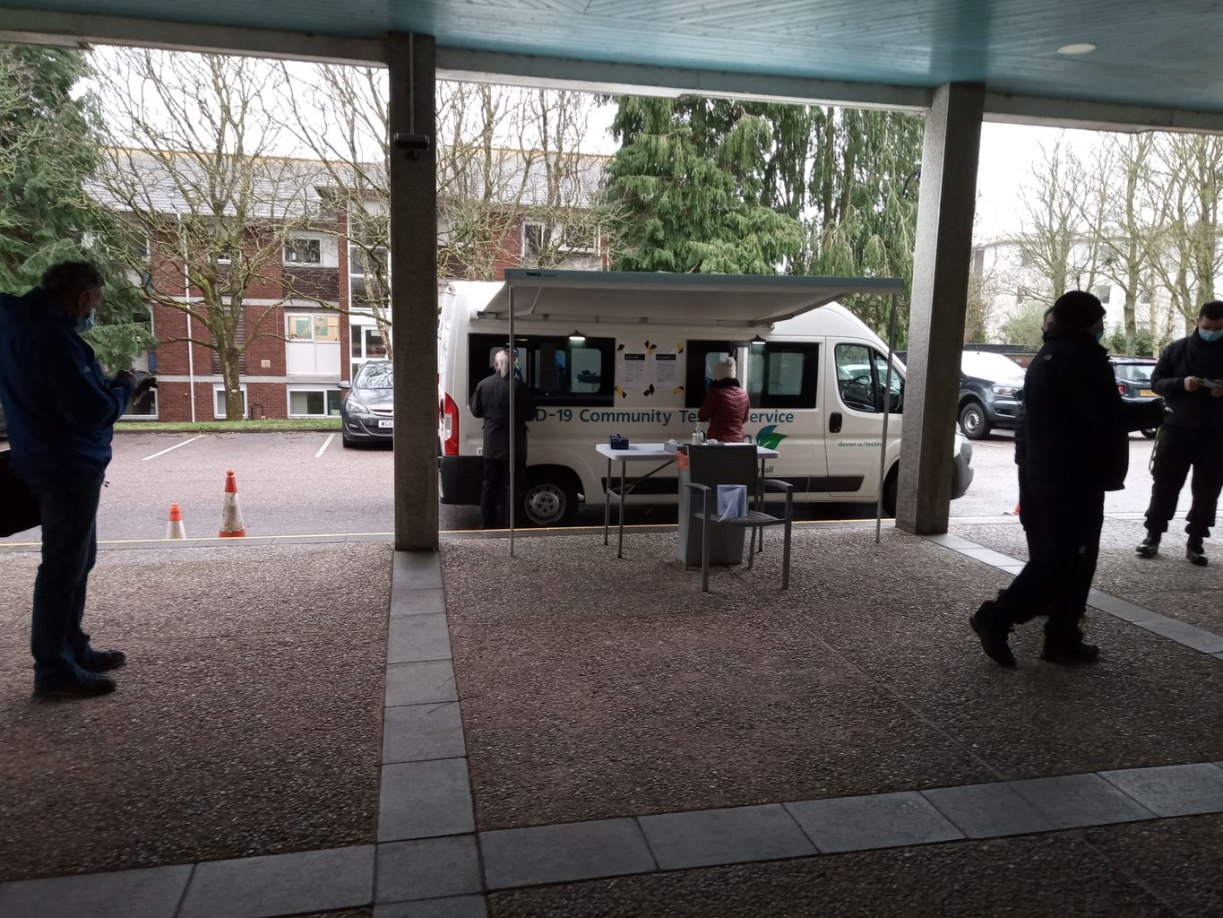 The new mobile community testing units rolling out on Devon's roads
