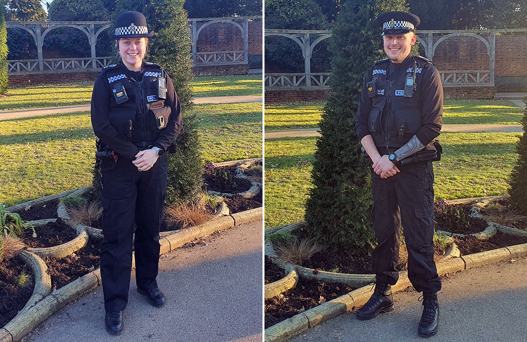 New Sussex police officers praised for saving vulnerable woman's life ...