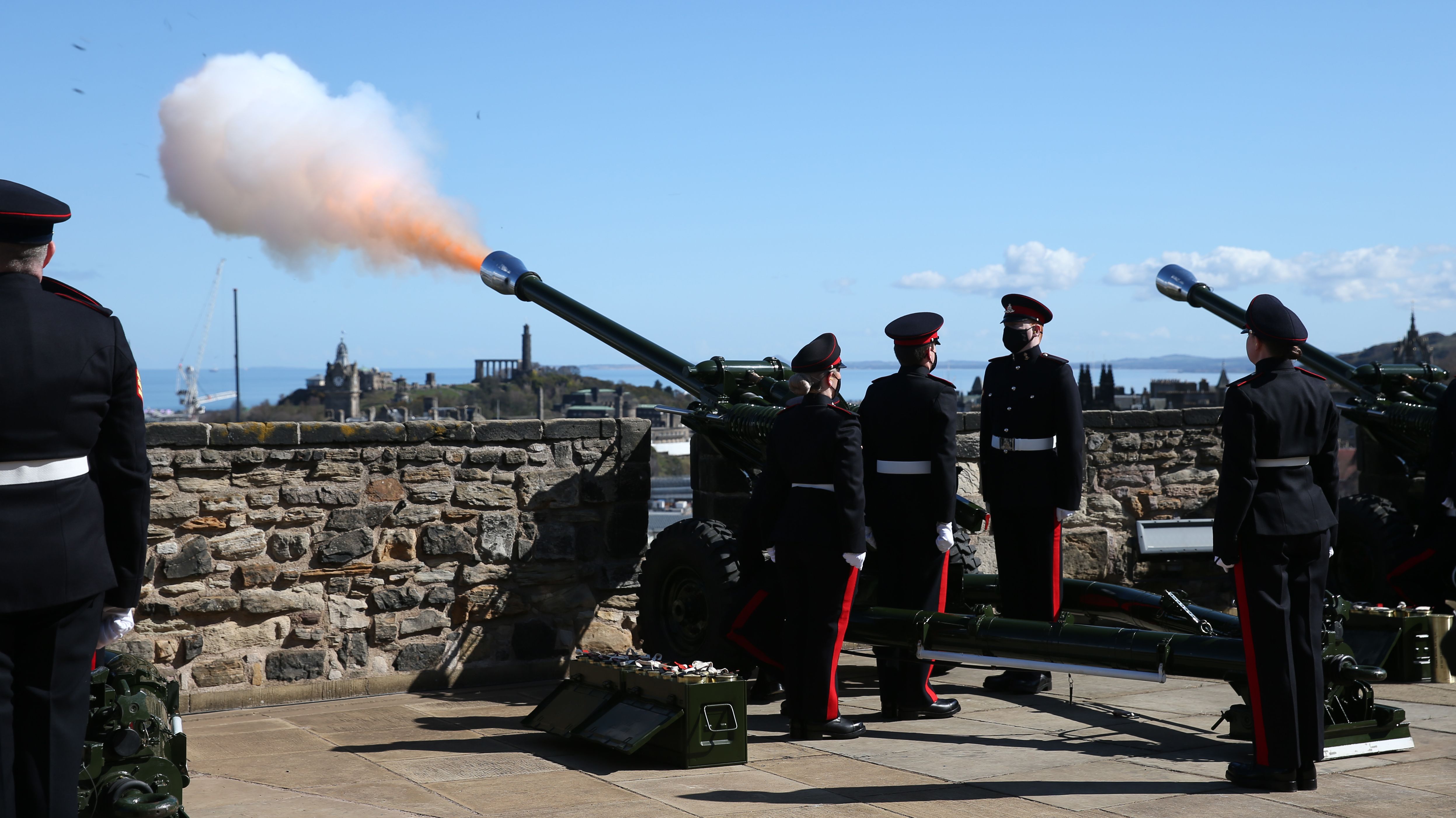 Gun salute at Edinburgh Castle to remember Prince Philip