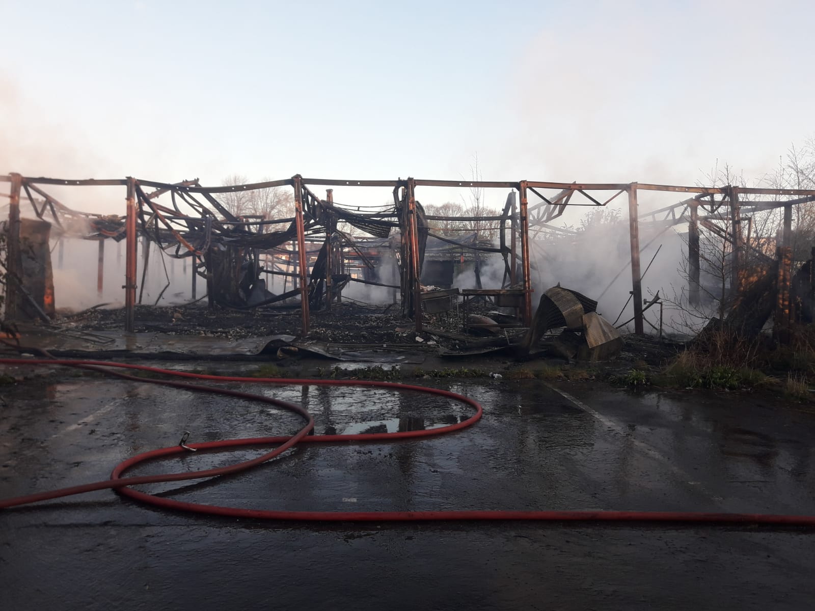Derelict Doncaster school goes up in flames News Hallam FM