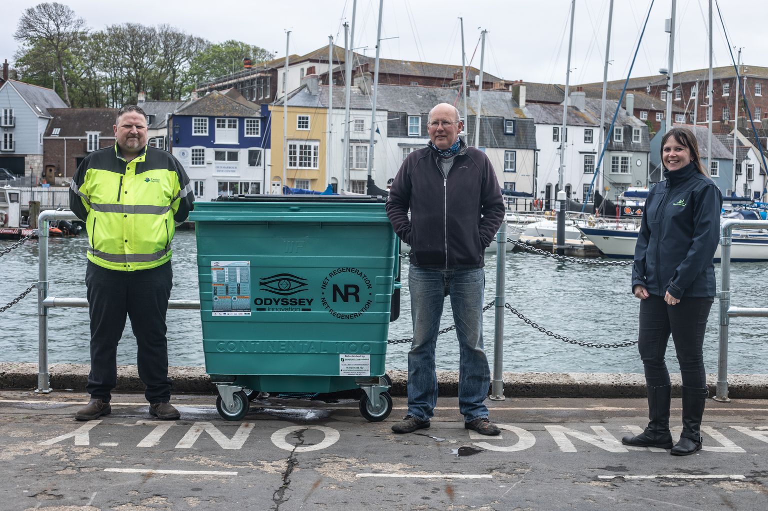 New fishing waste recycling bins to keep Dorset coast litter free