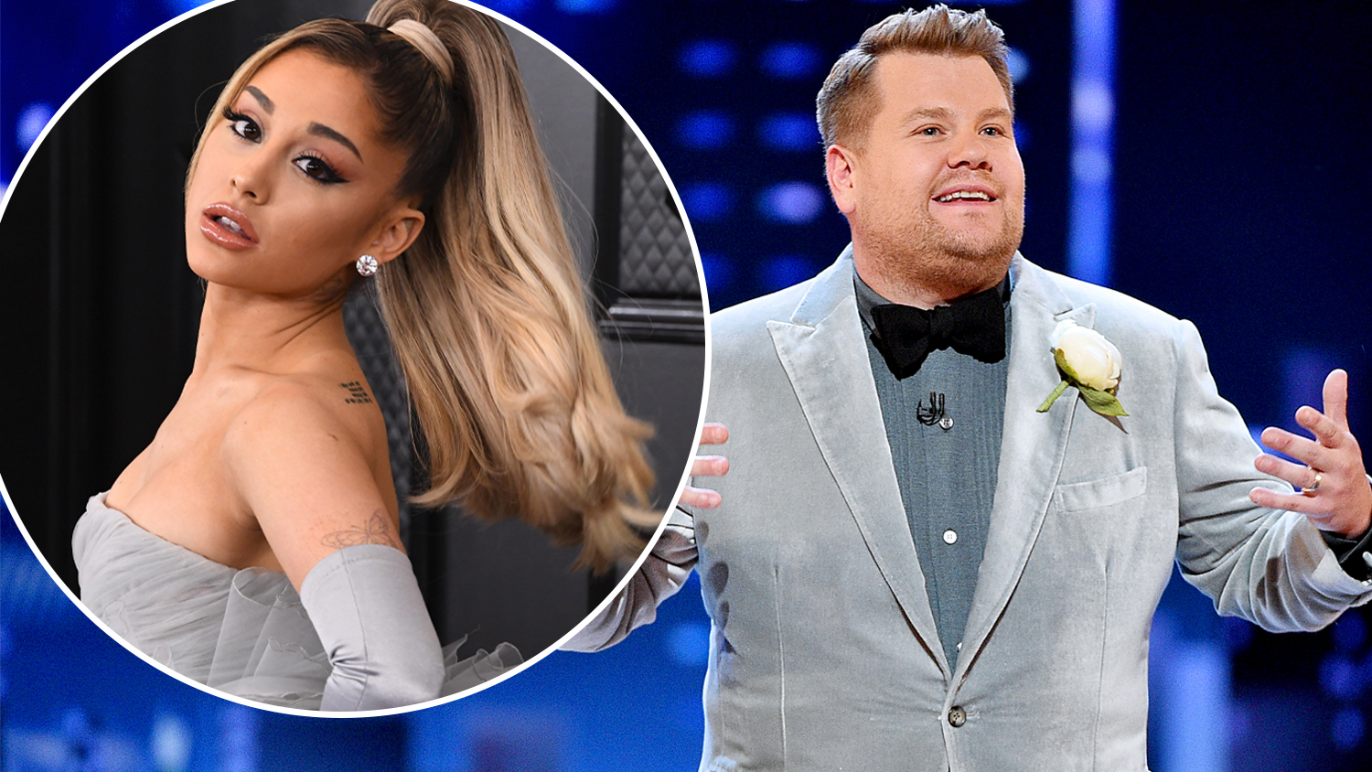 Watch James Corden Ariana grande in Hairspray lockdown parody