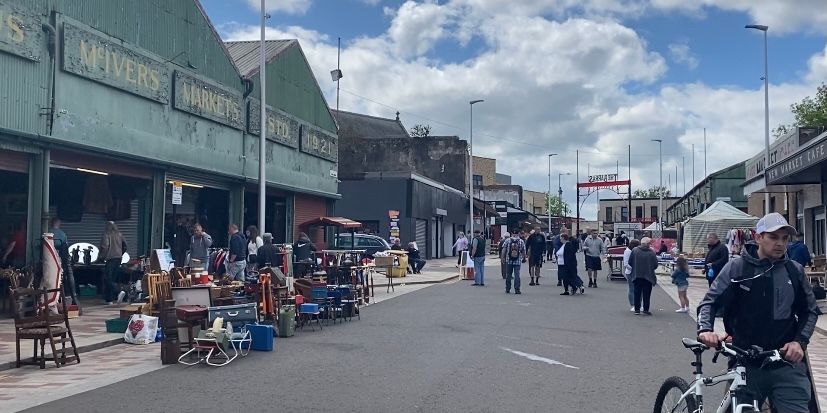 Main street at the Barras