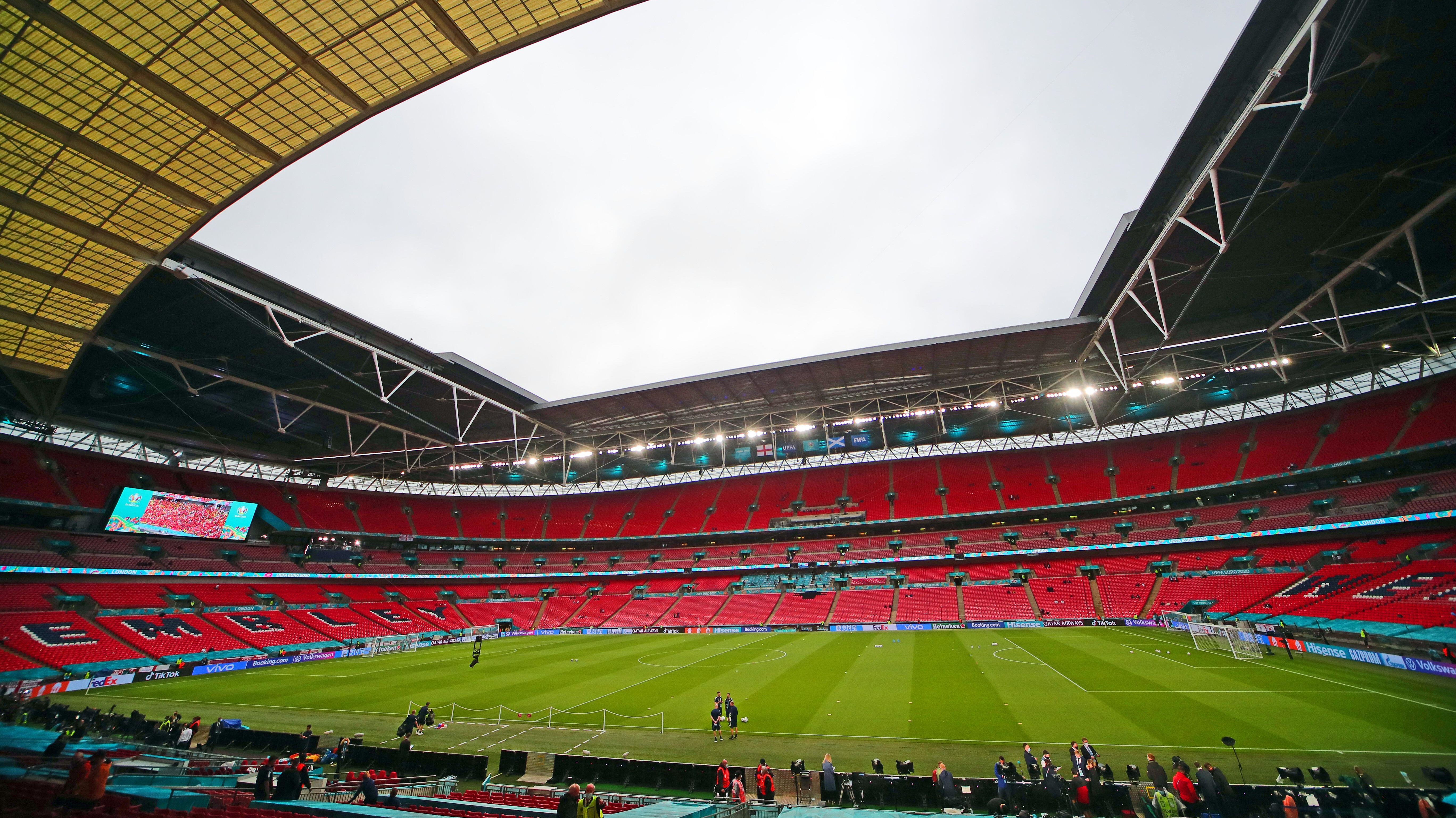 Wembley to be allowed at least 60,000 fans for Euro 2020 semi-finals and  final - BBC Sport