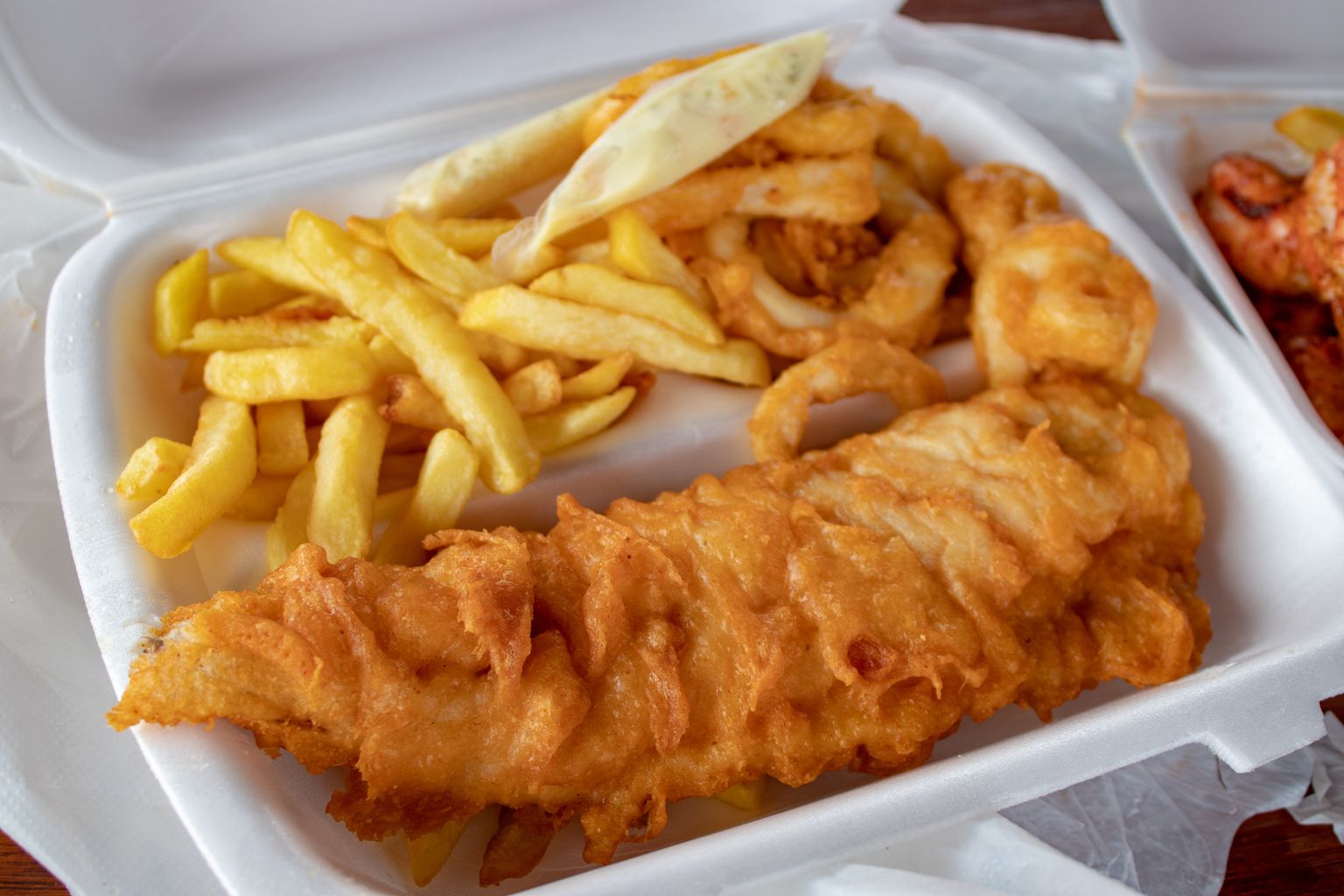 A drive through fish and chip shop? High could be the plaice
