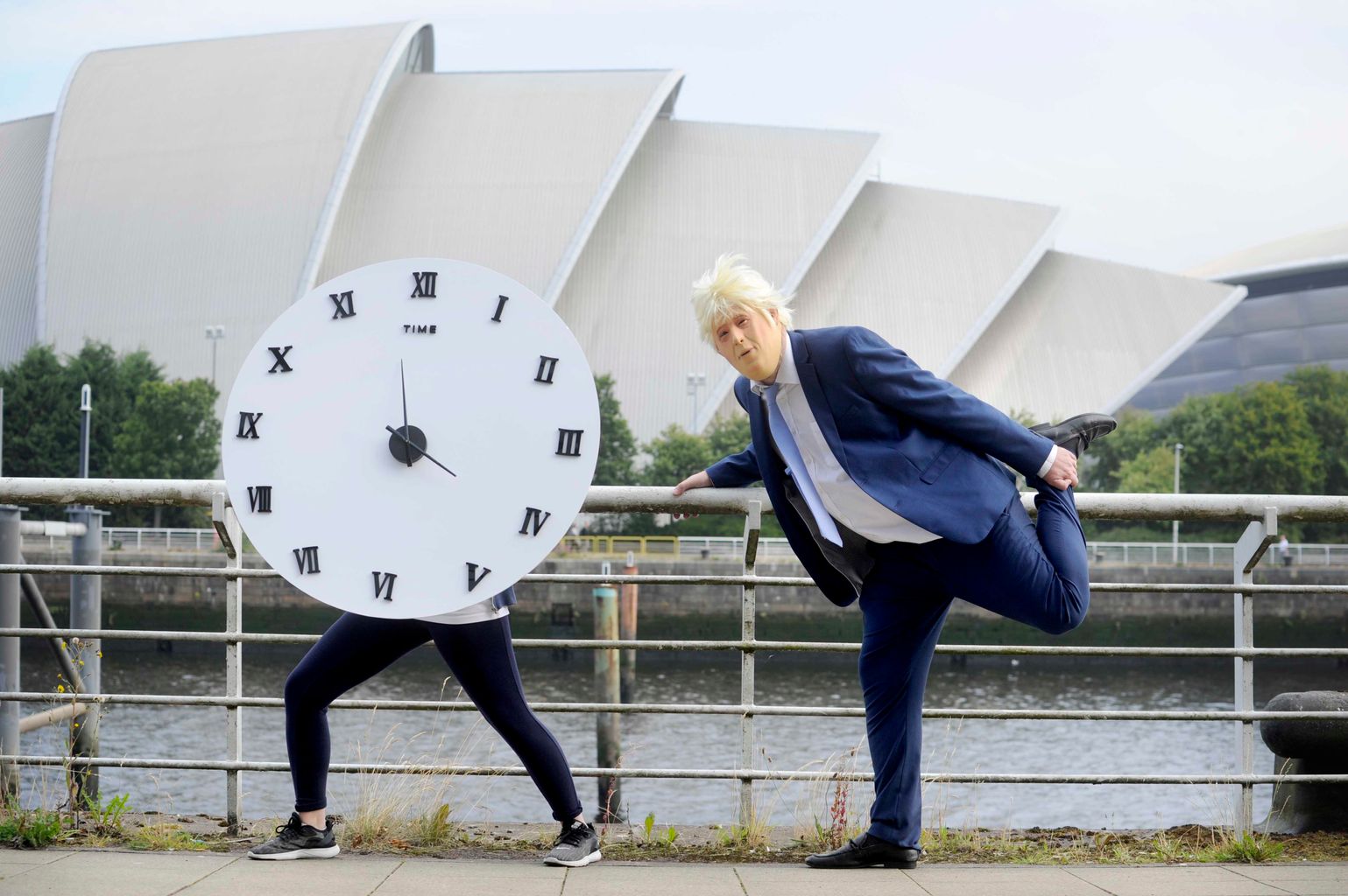 Boris Johnson in race against time