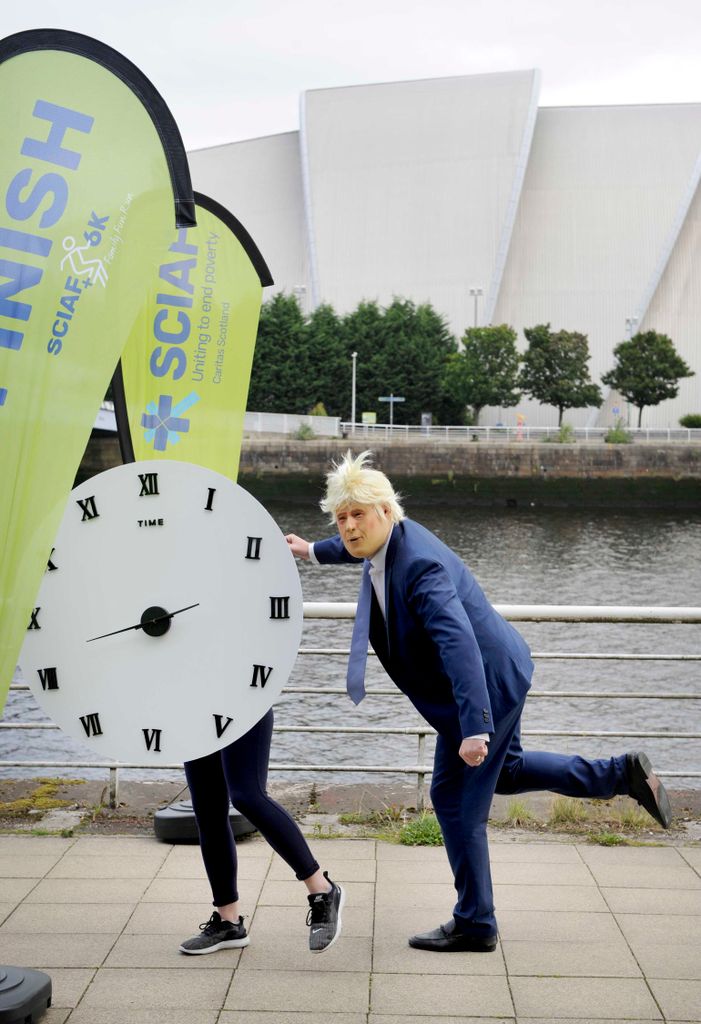 Boris Johnson in race against time