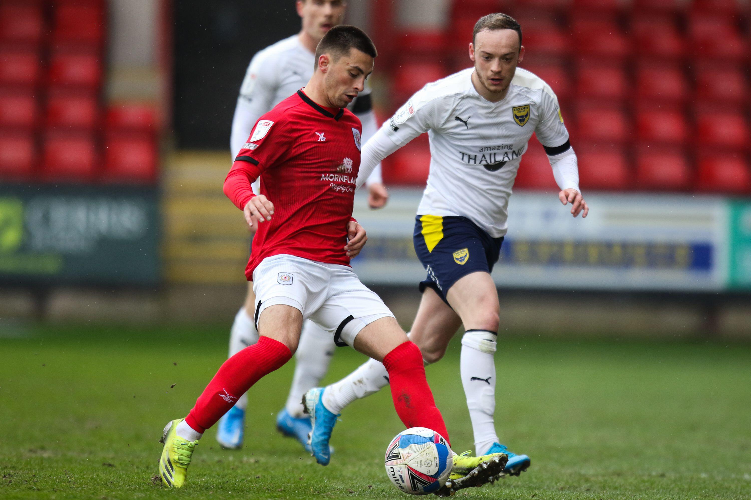 Crewe forward Owen Dale moves to Blackpool on loan