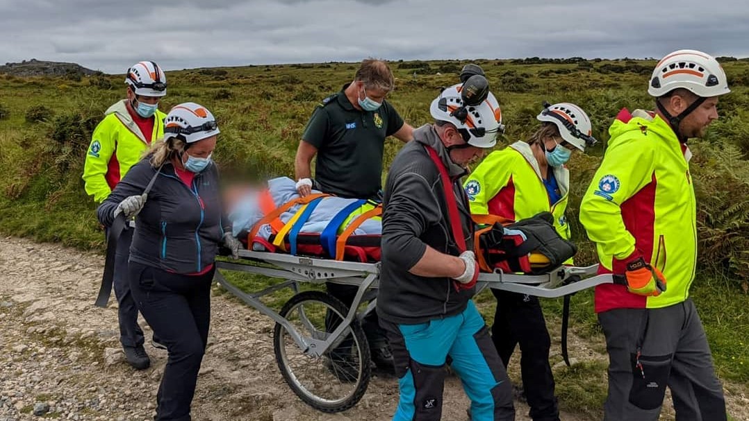 Man suffers possible spinal injuries after jumping into quarry on Bodmin  Moor