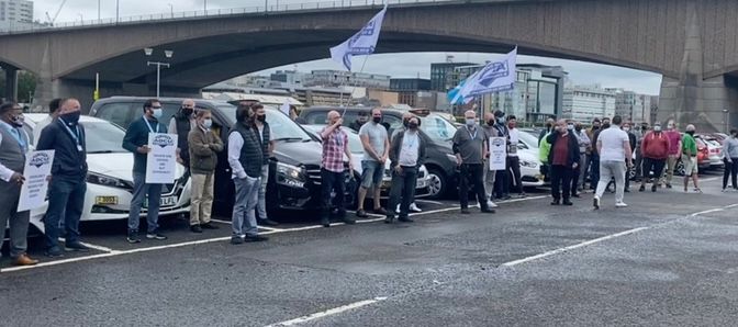 Uber drivers to protest outside office in Glasgow