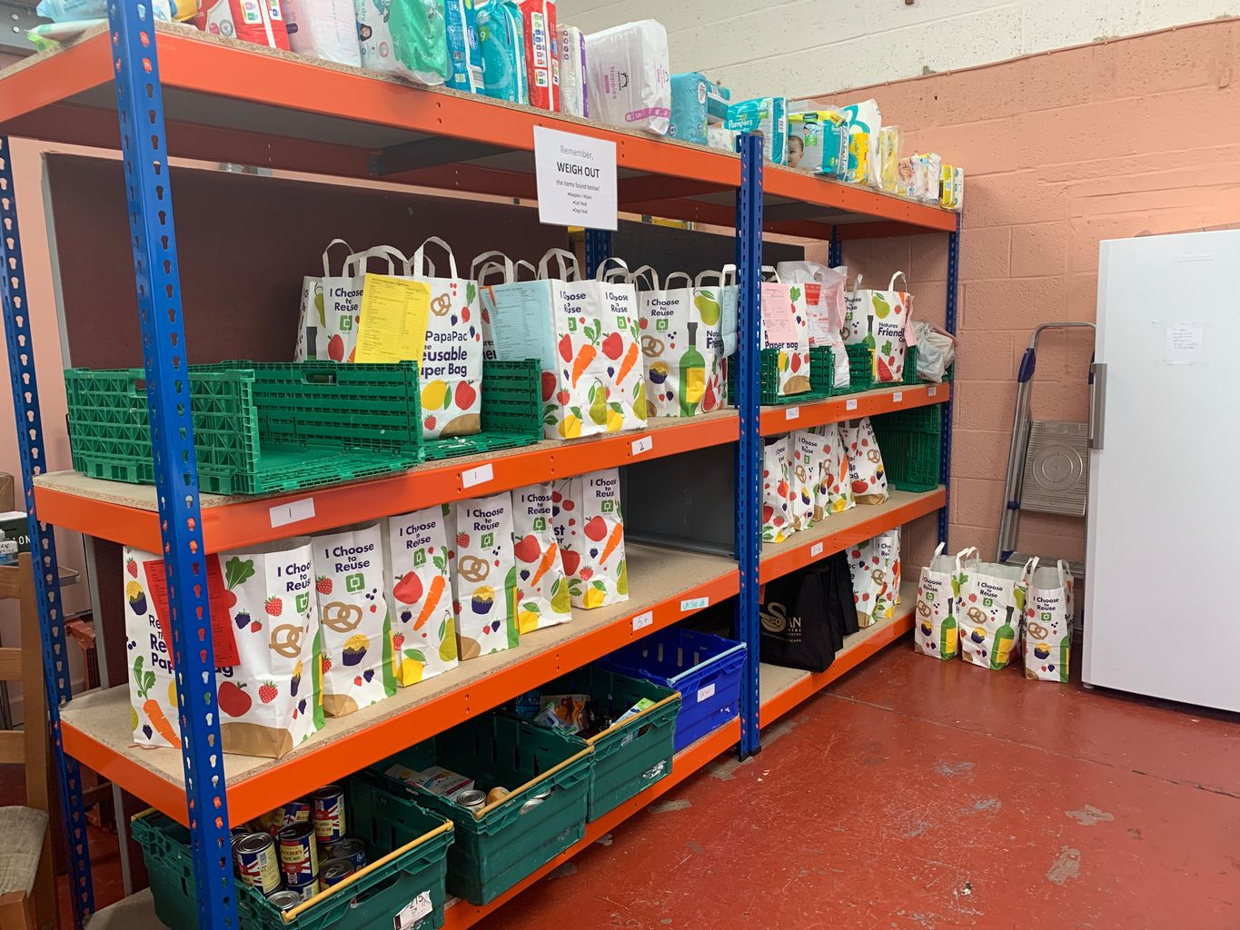 Worcester Foodbank "Without this I wouldn't have much to eat at all"
