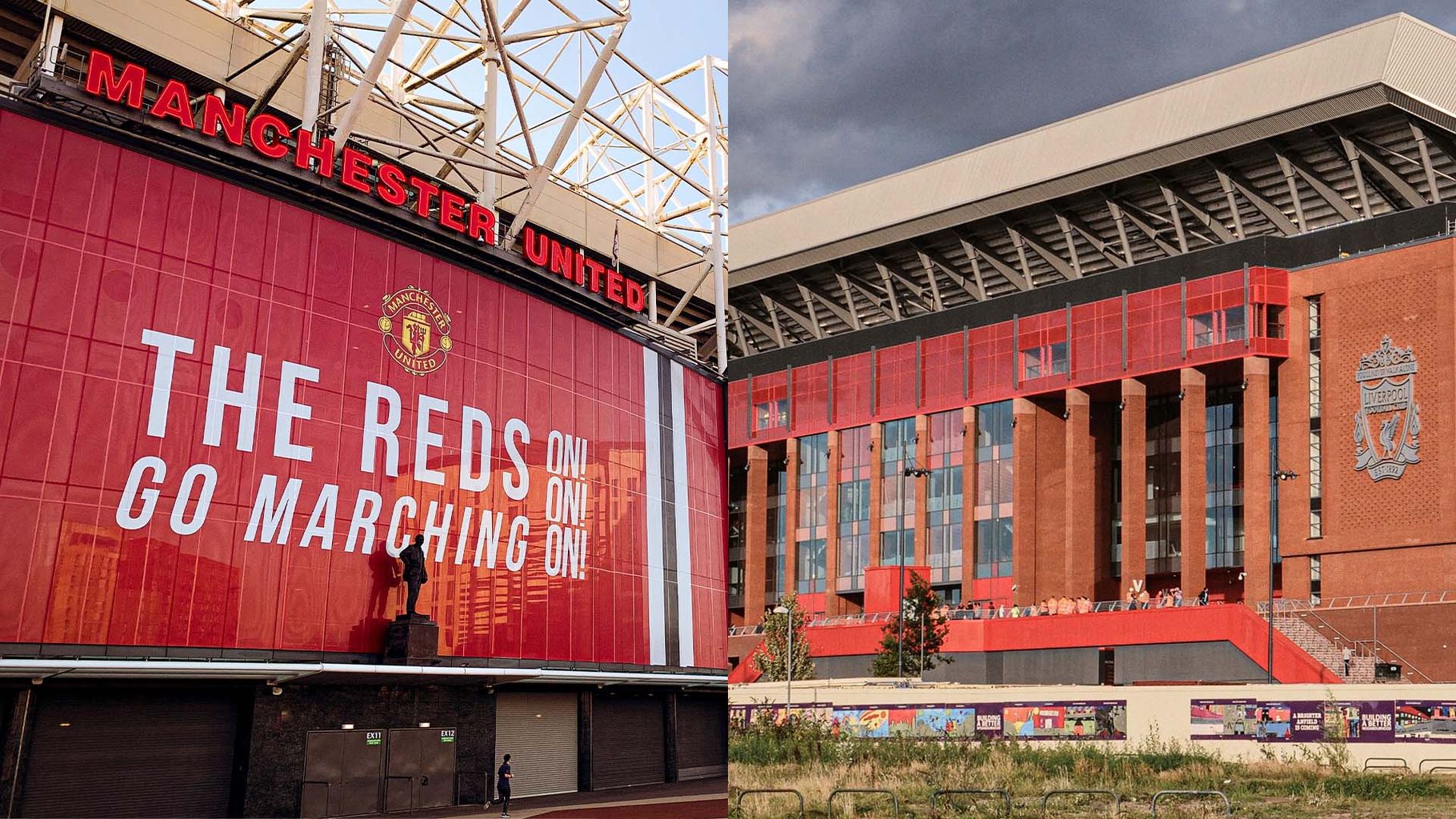 Fans walk from Anfield to Old Trafford raising awareness on male suicide