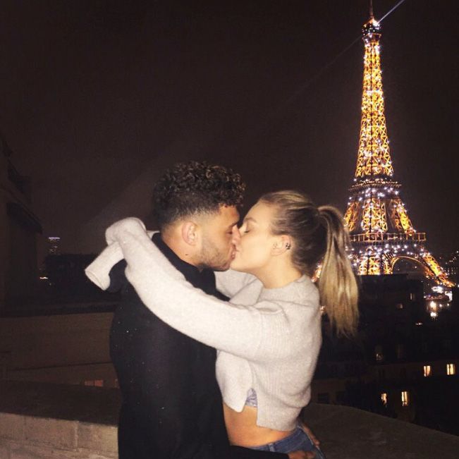 Perrie Edwards and boyfriend Alex Oxlade-Chamberlain