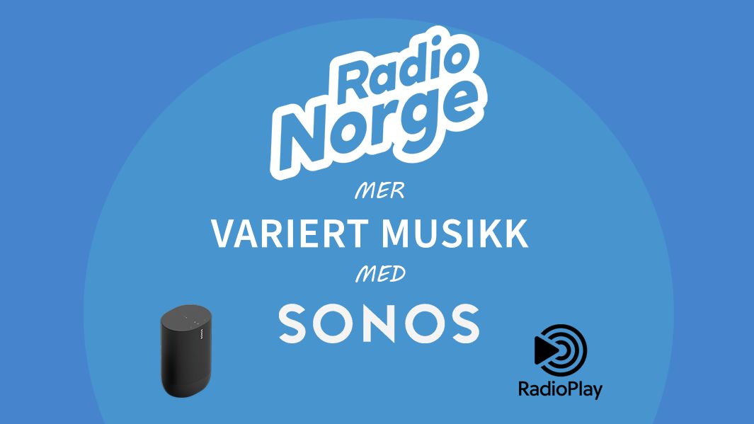 Lytt til Norge reklamefritt på Sonos