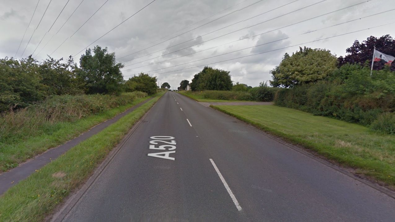Man dies after car collides with stationary tractor in Werrington, Staffordshire Moorlands