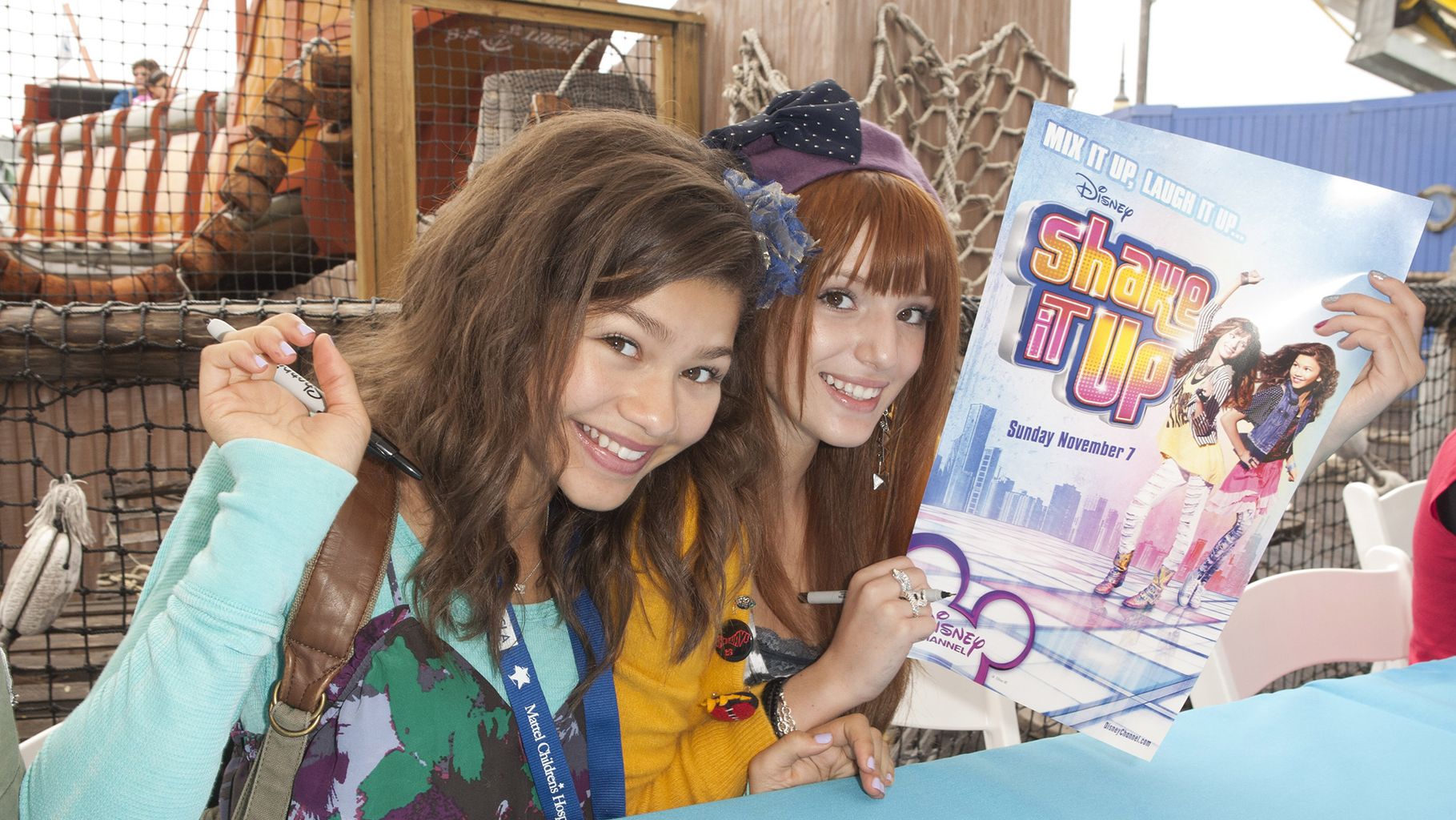 Zendaya and Bella Thorne on Shake It Up