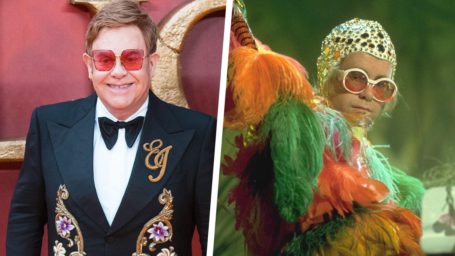 Elton John's best TV outfits, ranked by glorious excessiveness