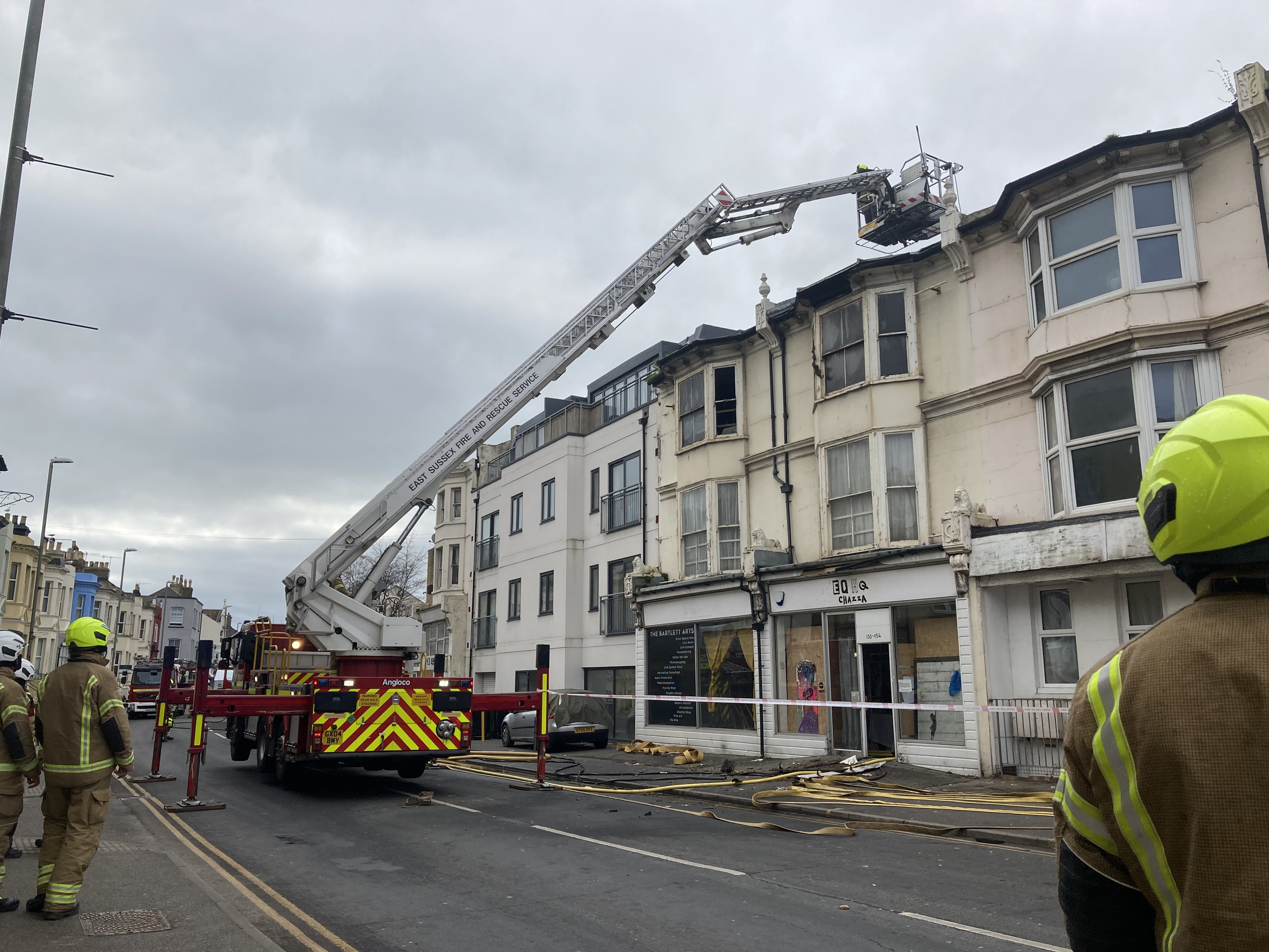 Fire crews tackle blaze in Hastings flat | News - Greatest Hits Radio ...