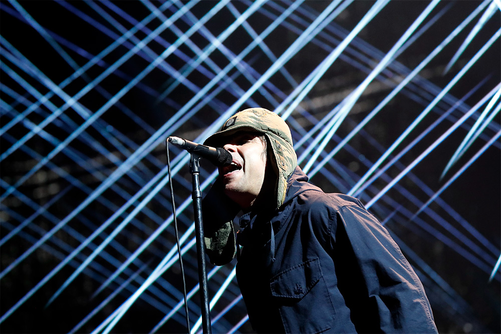 Watch Liam Gallagher perform 'Everything's Electric' at The BRIT Awards