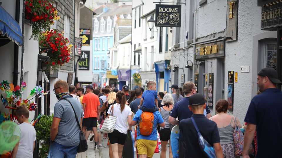 Looe during Covid pandemic