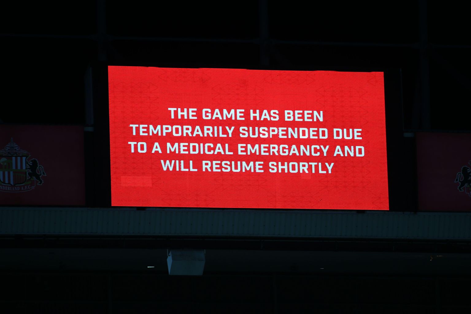 Sunderland fan emergency burton