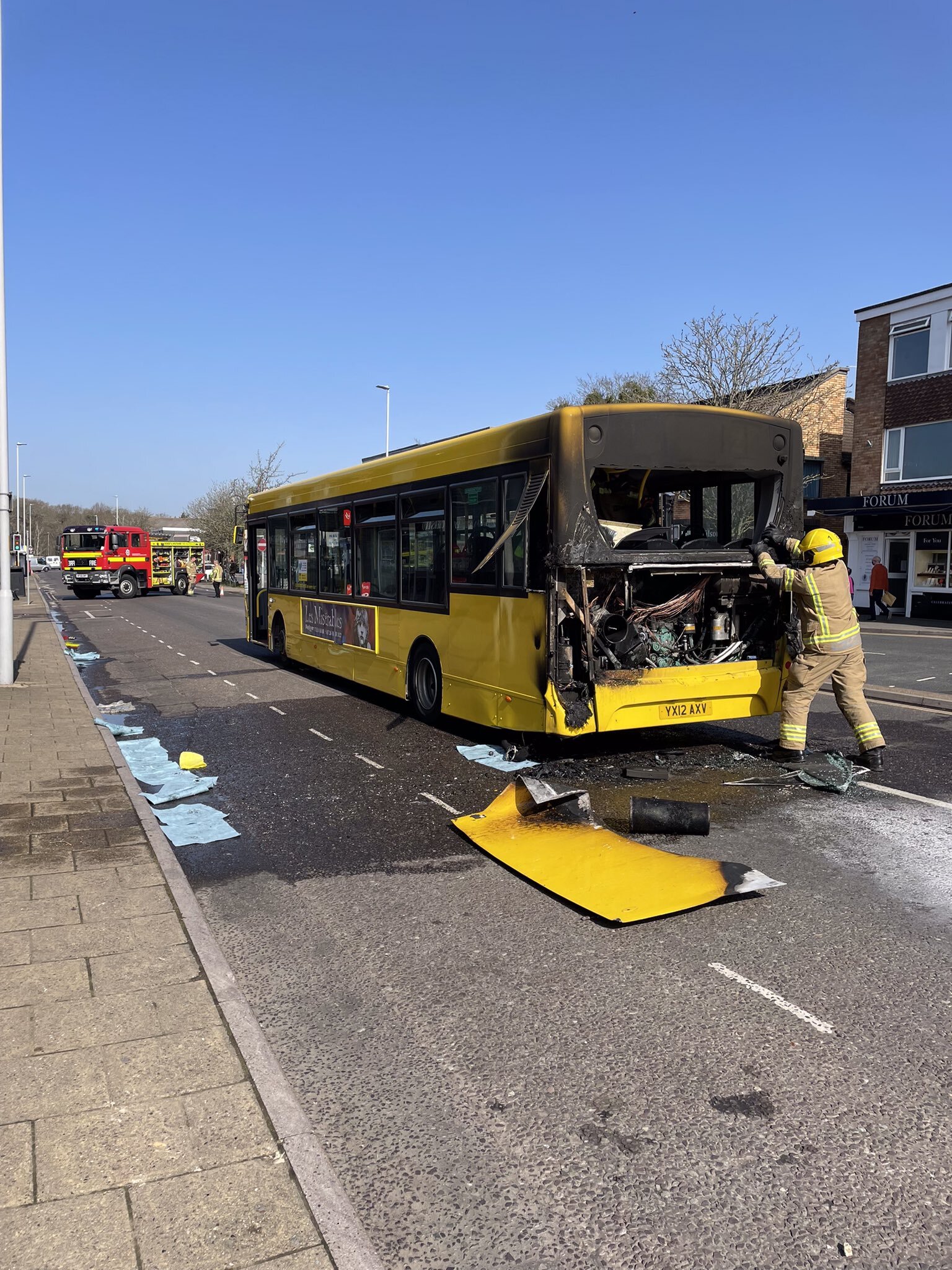 Passengers escape unhurt after bus catches fire | News - Greatest Hits ...