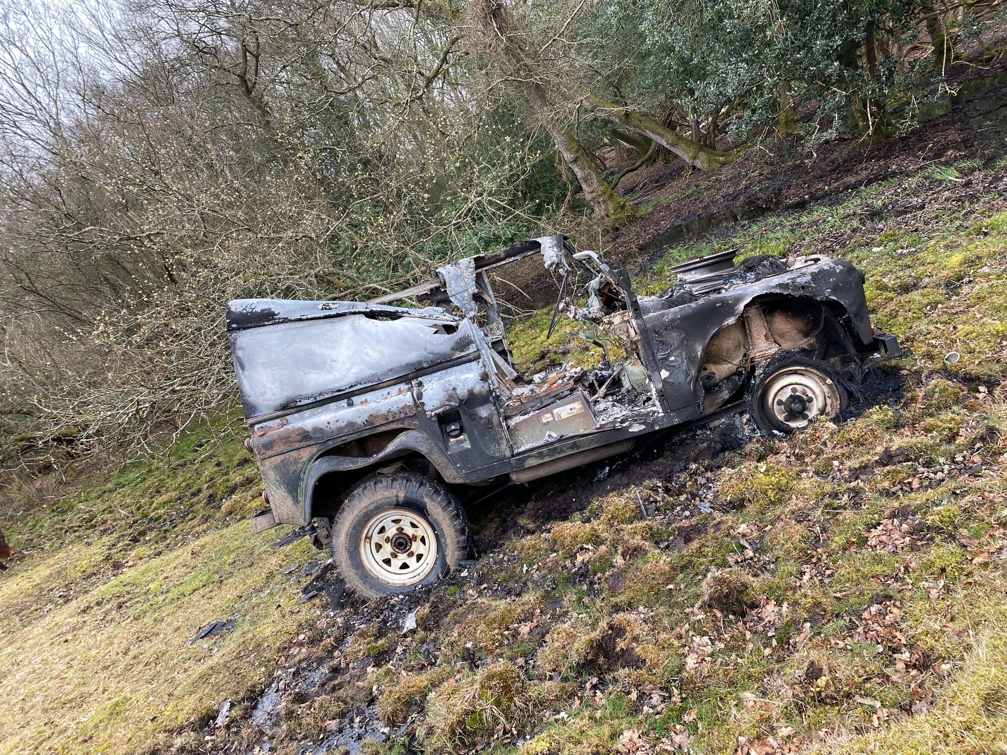 Land Rover stolen from Wiltshire village found burnt out