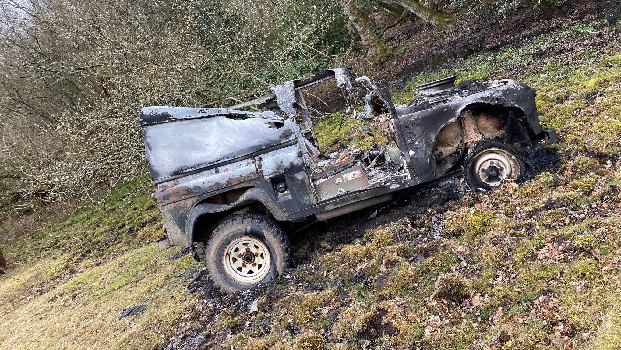 Land Rover stolen from Wiltshire village found burnt out
