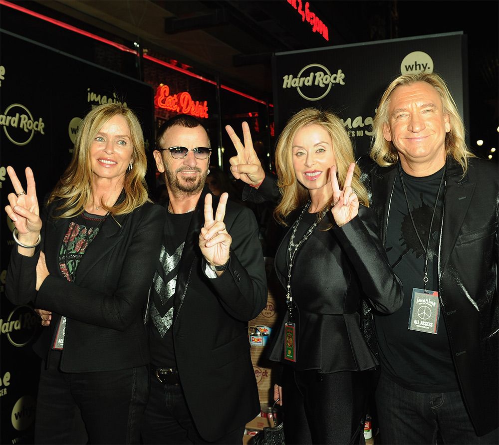 Joe Walsh and Ringo Starr's wives are sisters