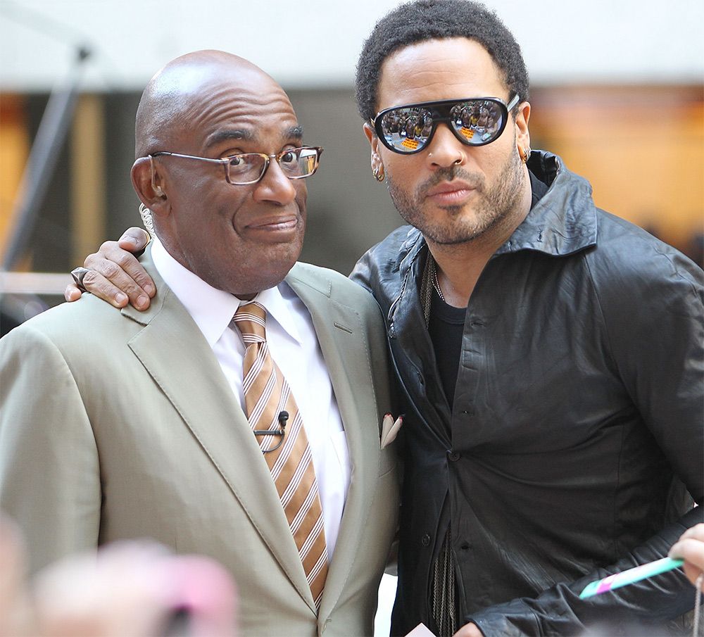 Lenny Kravitz and Al Roker are second cousins 