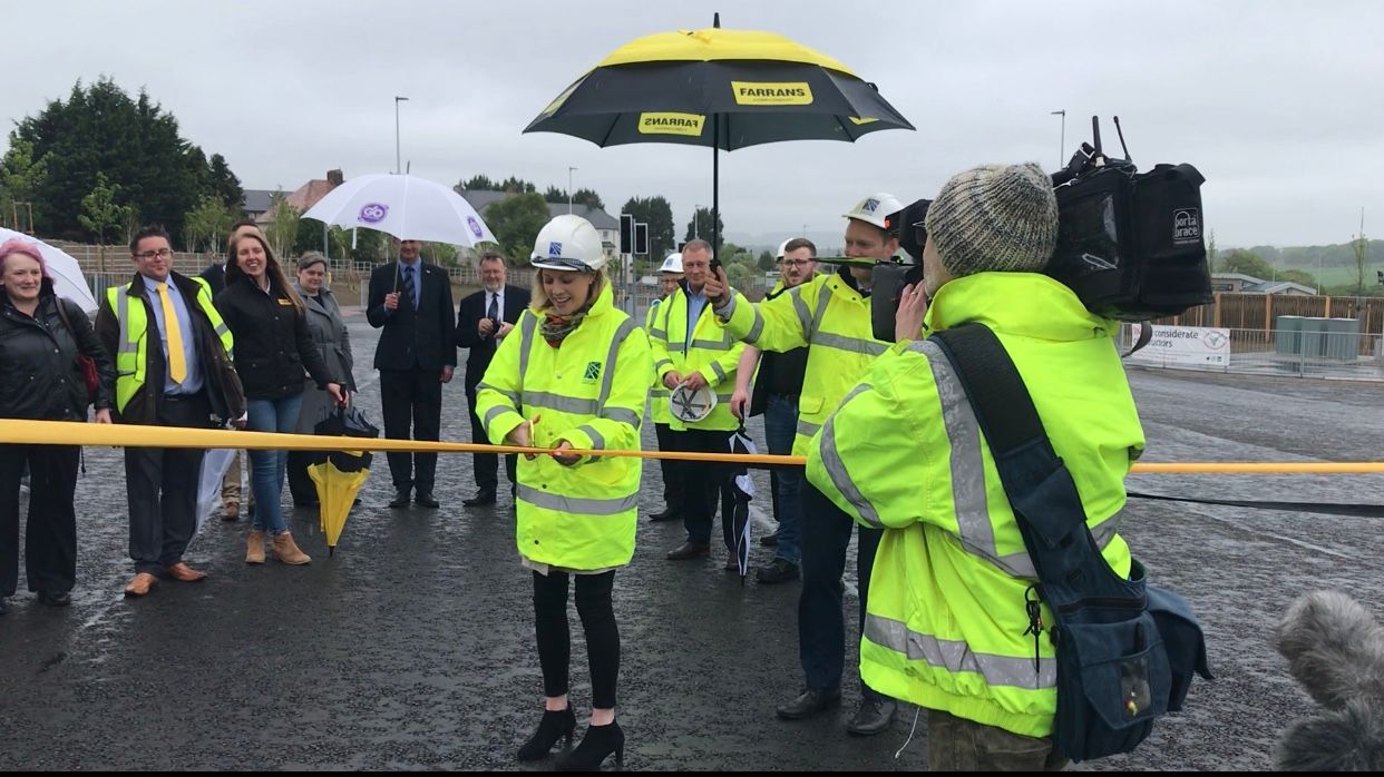 Haudagain roundabout bypass finally opens in Aberdeen.