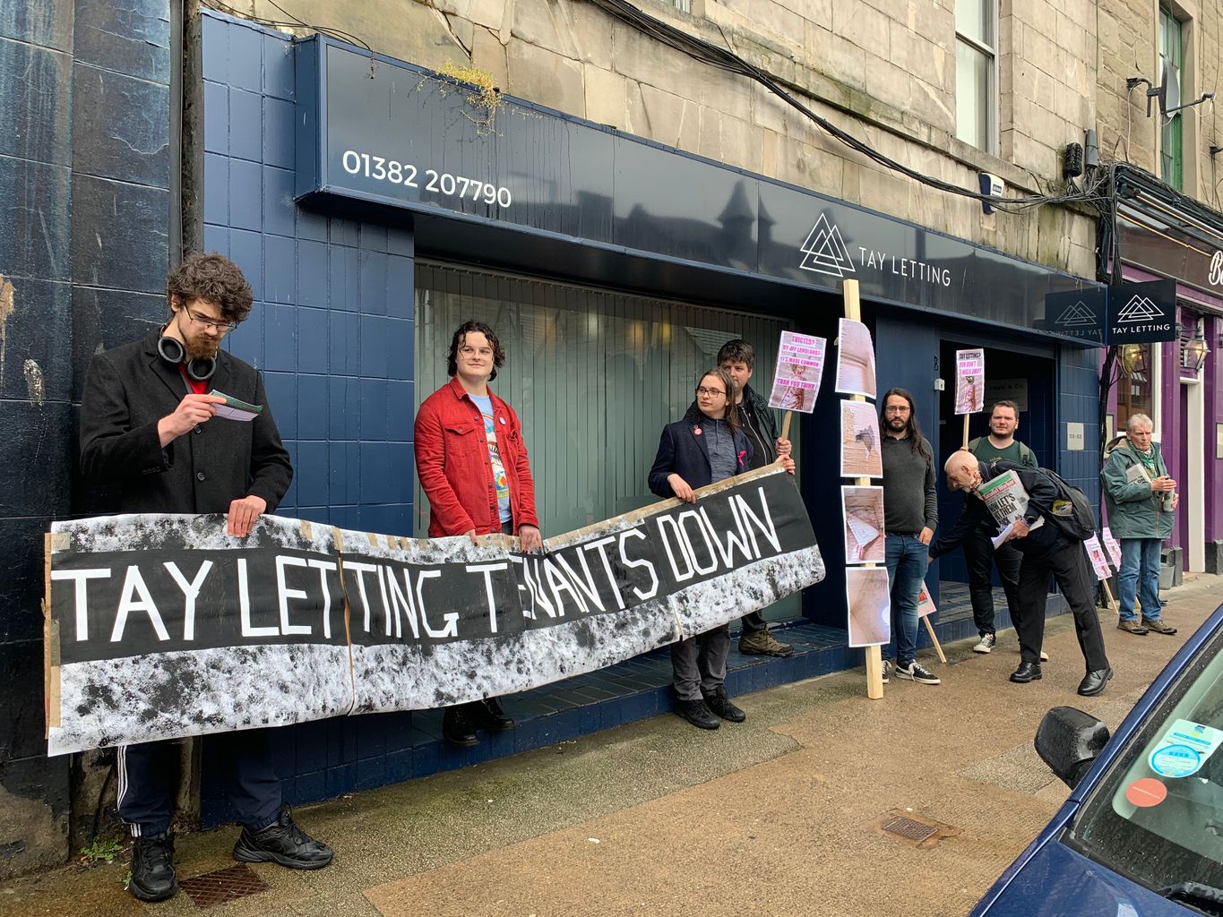 Living Rent Protest