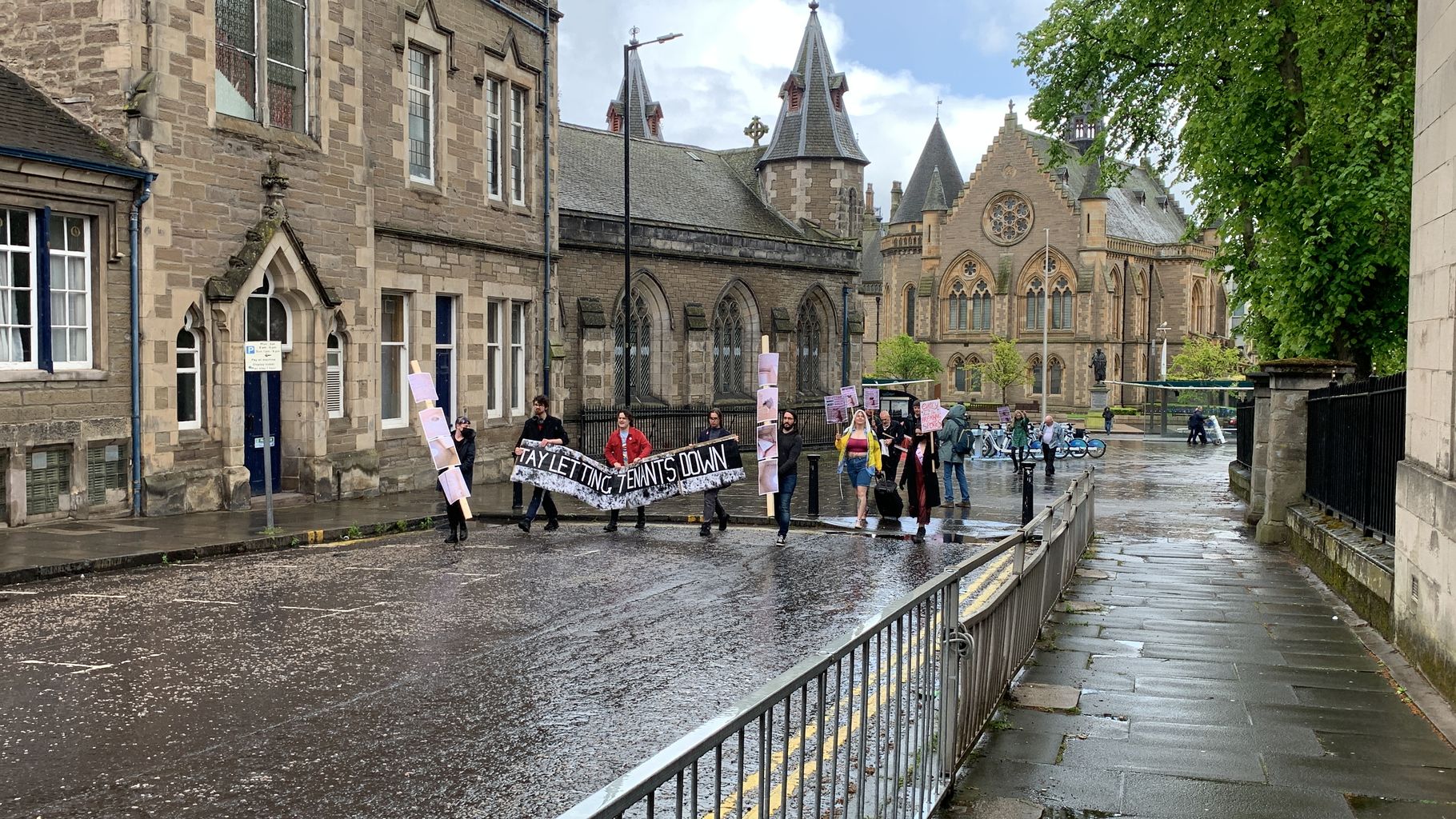 Living Rent Protest