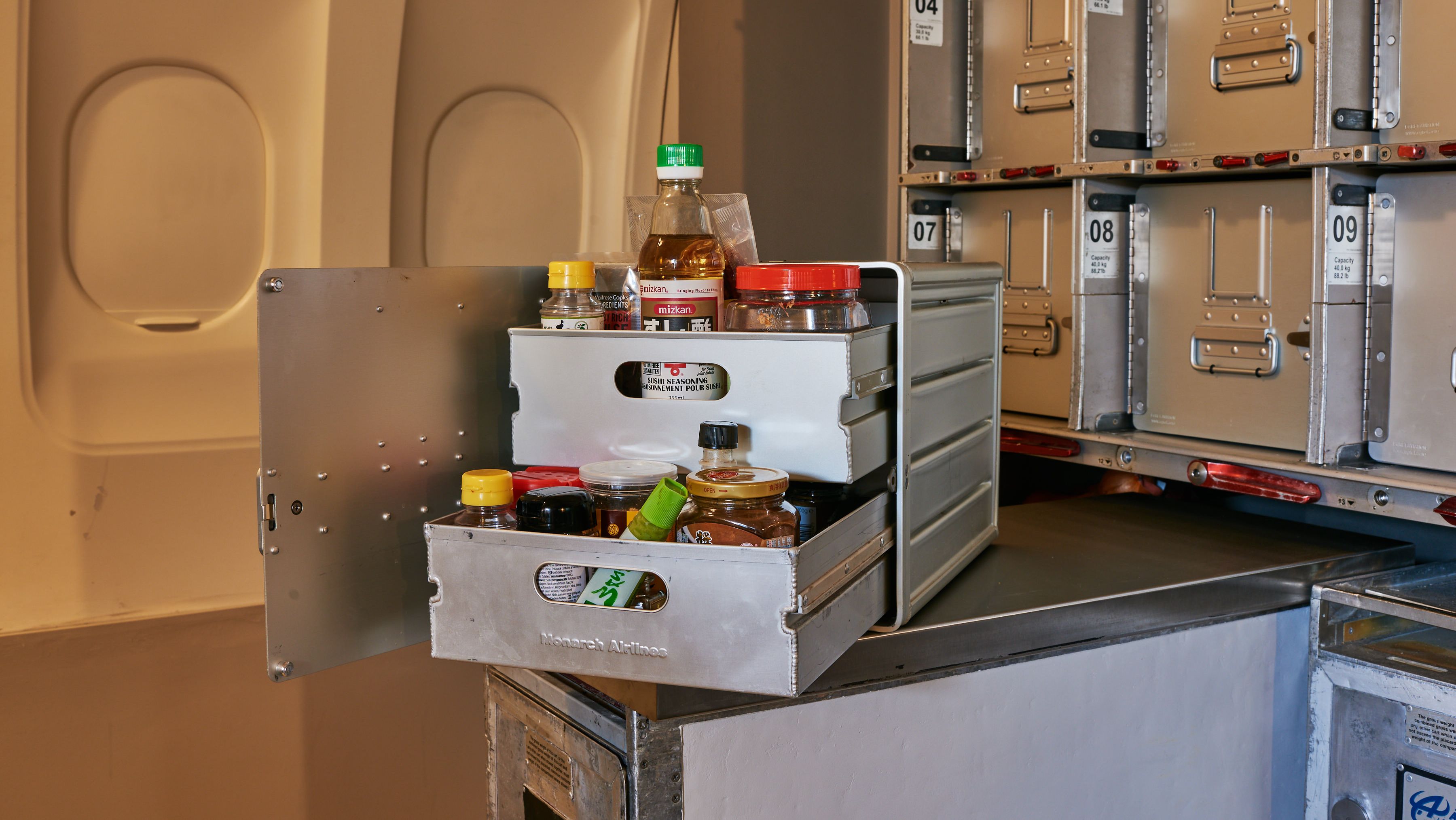 Look inside a luxury Boeing 737 kitchen in the North East