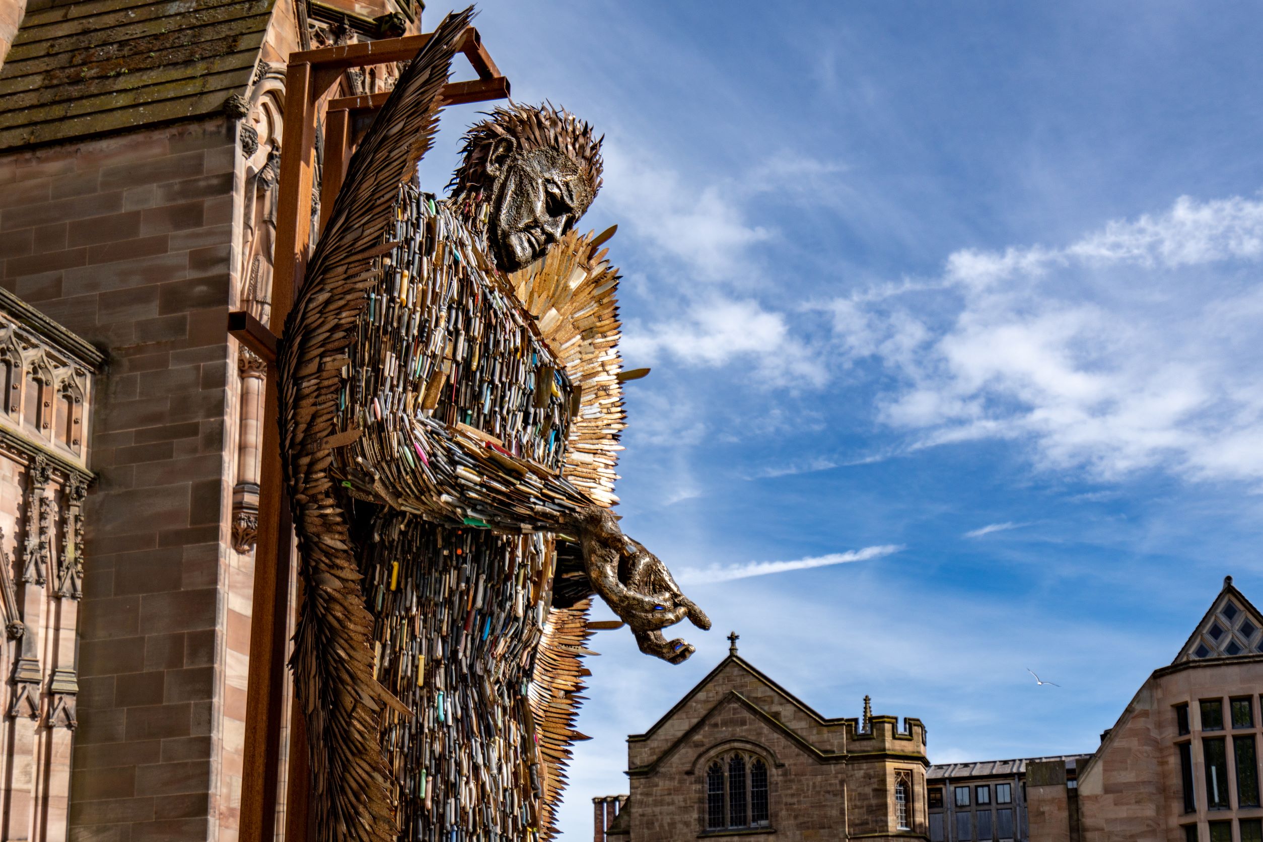 Knife Angel Returns To Merseyside   Knife Angel 1 