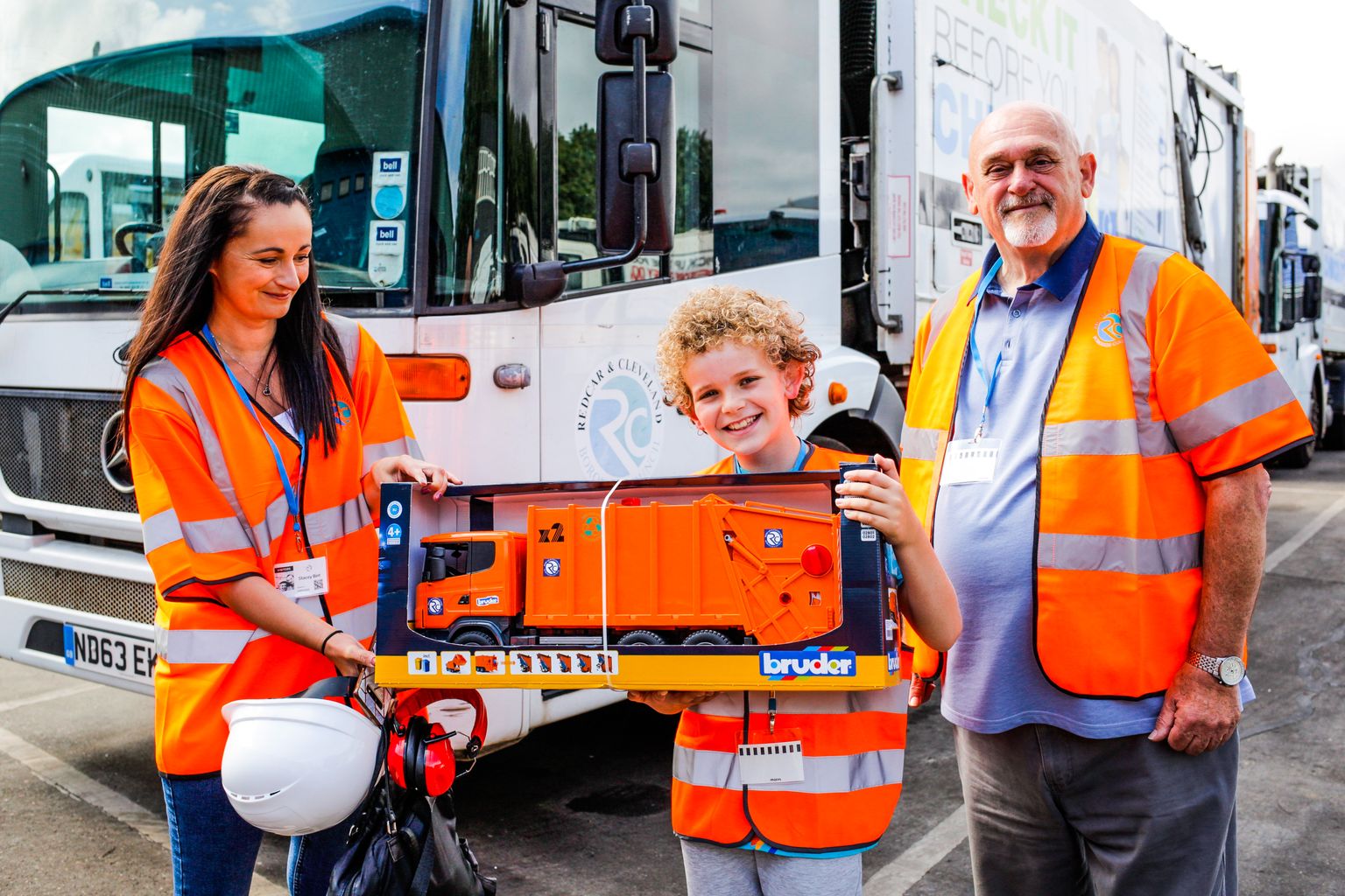 Redcar truck lover gets the ride of his life in Council bin wagon