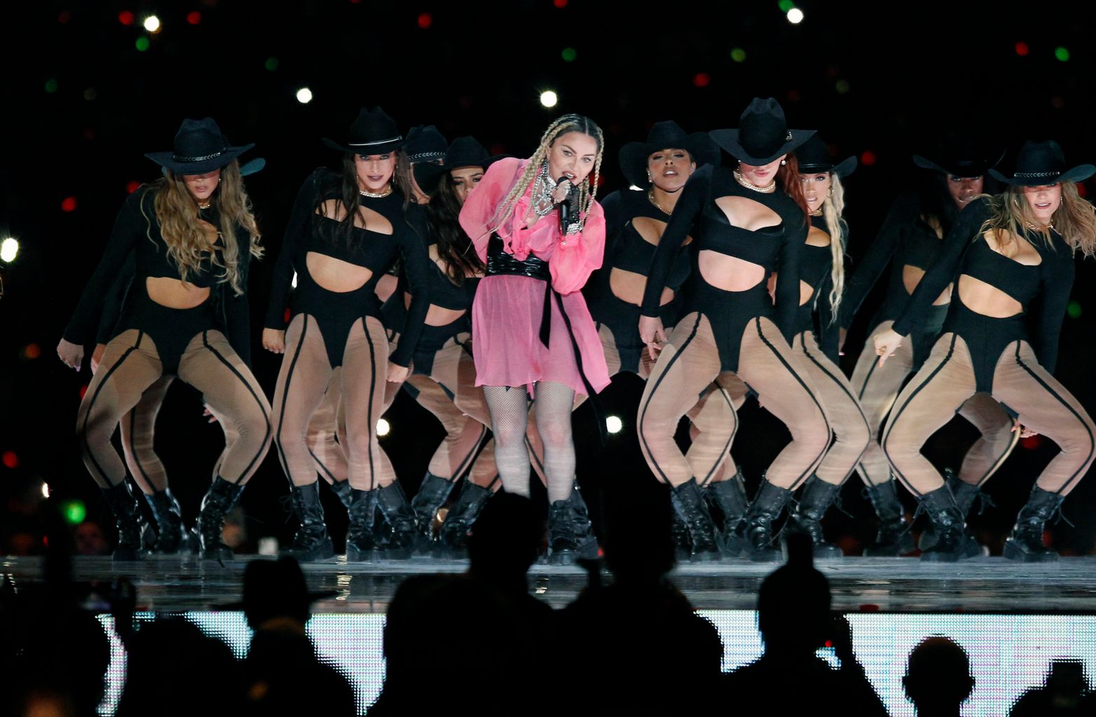 Madonna joins Columbian singer Maluma on stage