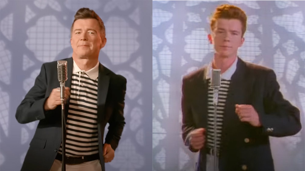 Rick Astley Recreates Never Gonna Give You Up Video 35 Years Later