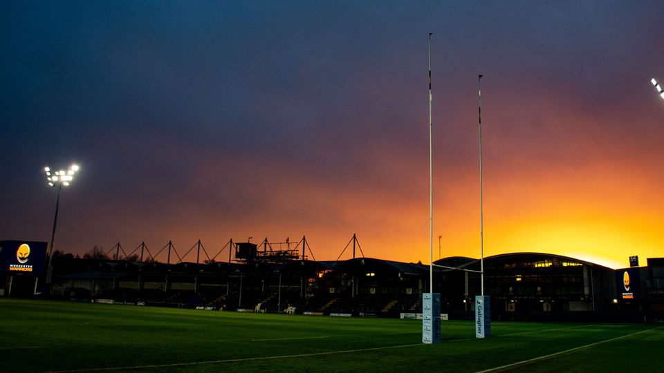 Sixways Stadium at sunset
