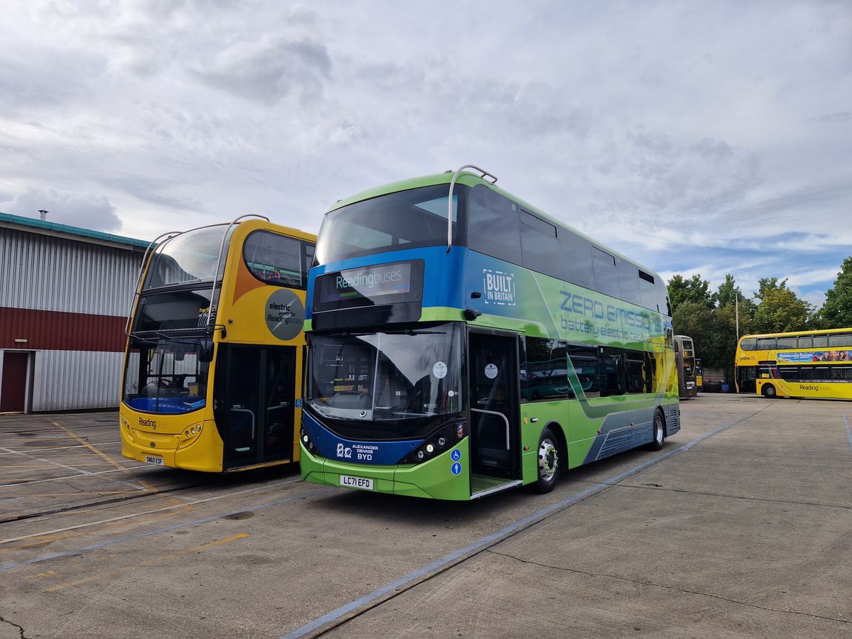 Reading buses carry out second trial of electric double-decker