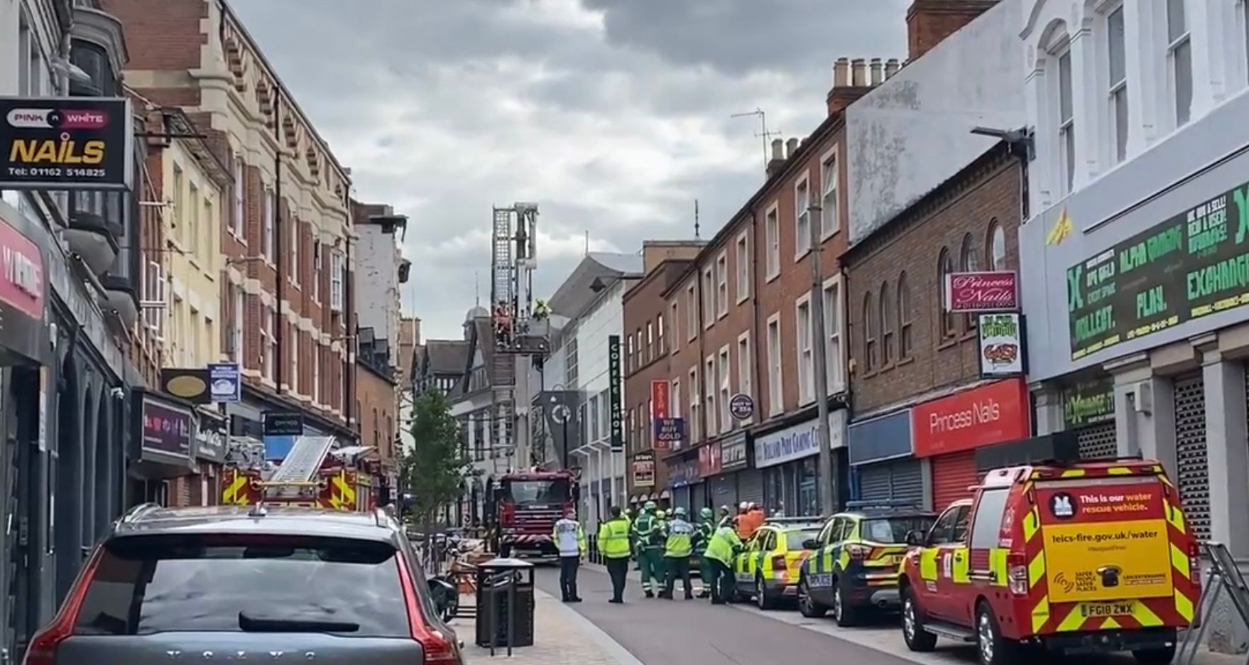 Man injured after partial building collapse in Leicester | News ...