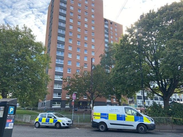 Man dies after fire at tower block in Bristol