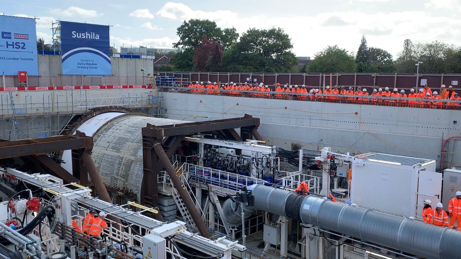 Digging Starts On Hs2 Tunnels In London 