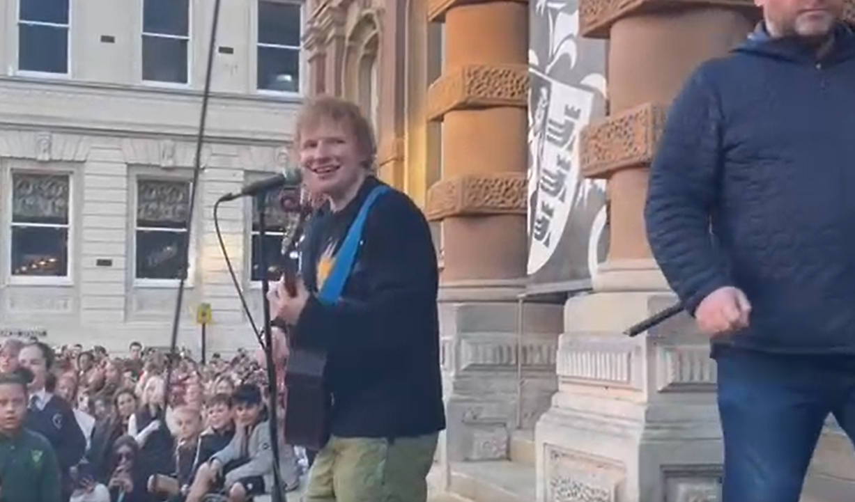 Ed Sheeran Delights Fans With Surprise Performance In Ipswich | News ...