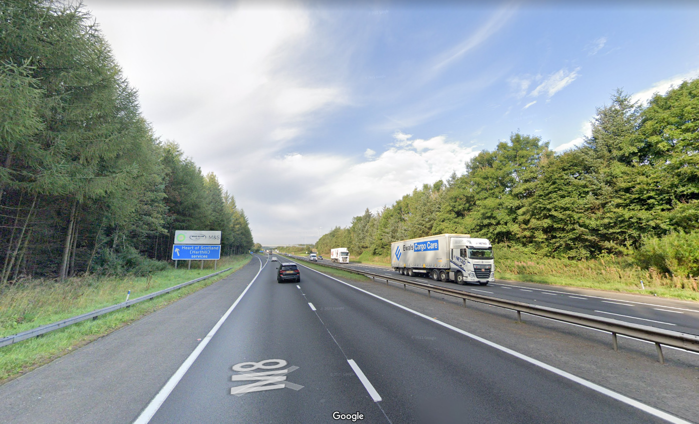 Pedestrian Fighting For Life After Crash Involving Two Vans On M8 ...