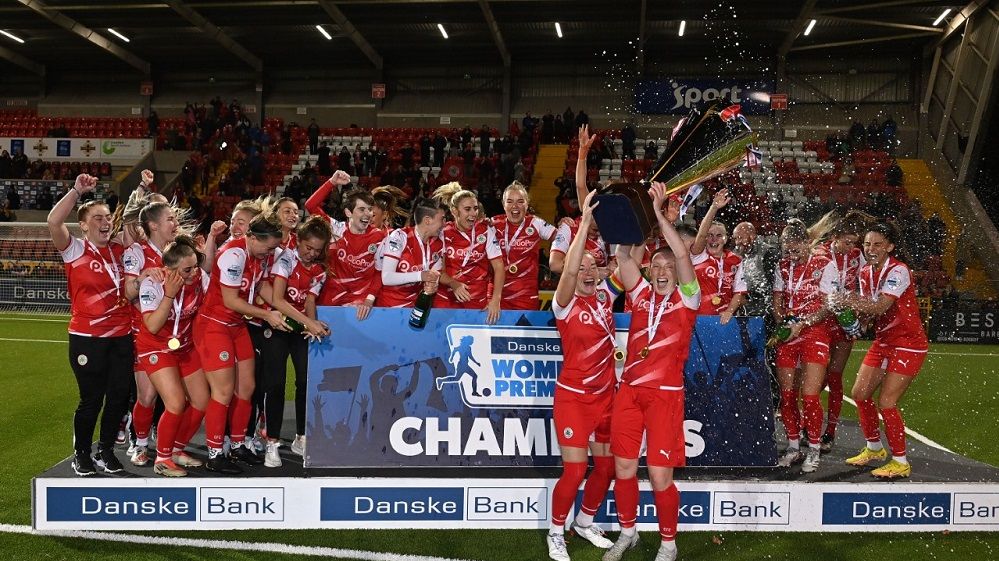 NI Women's Premiership: champions round off season by picking up title