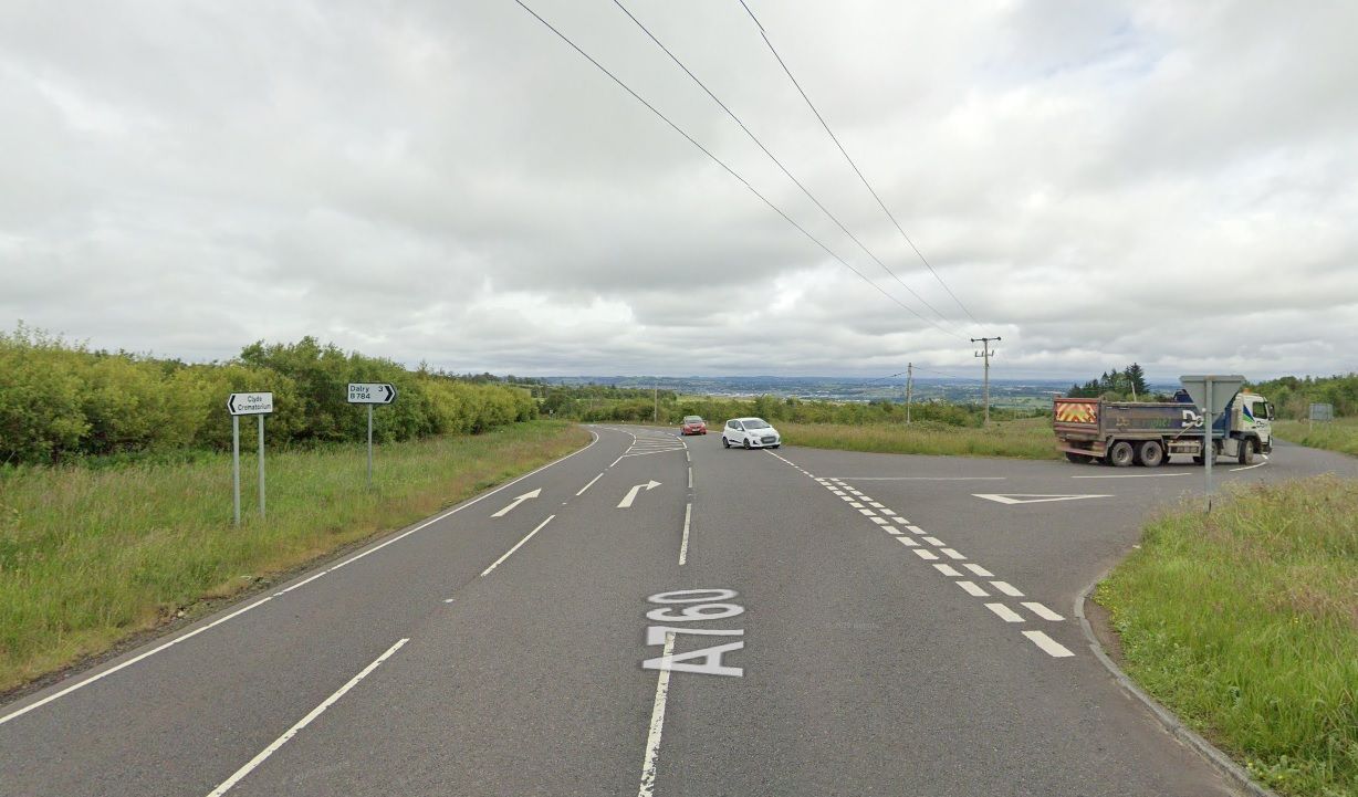 Motorcyclist killed in crash with a car near Kilbirnie in Ayrshire