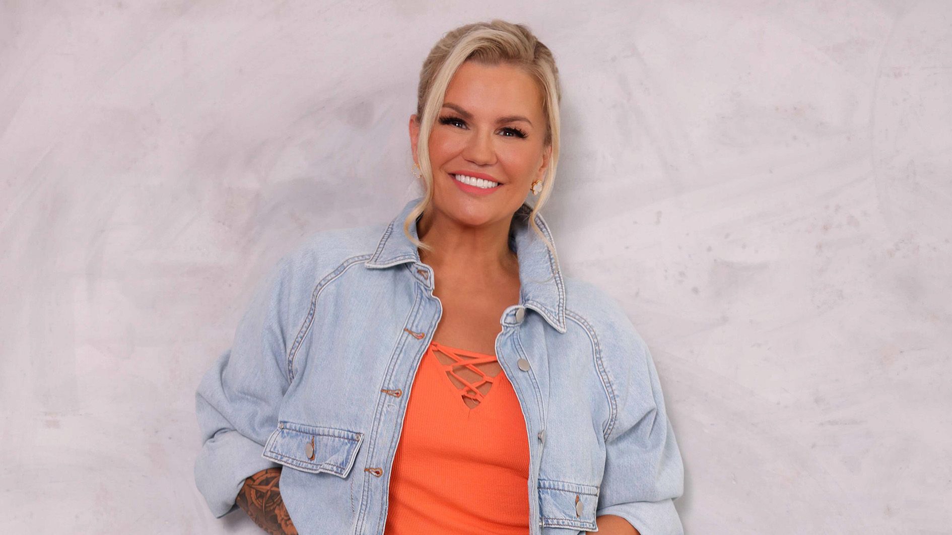 Kerry Katona jokes she's part of the 'itty bitty t***y club' after