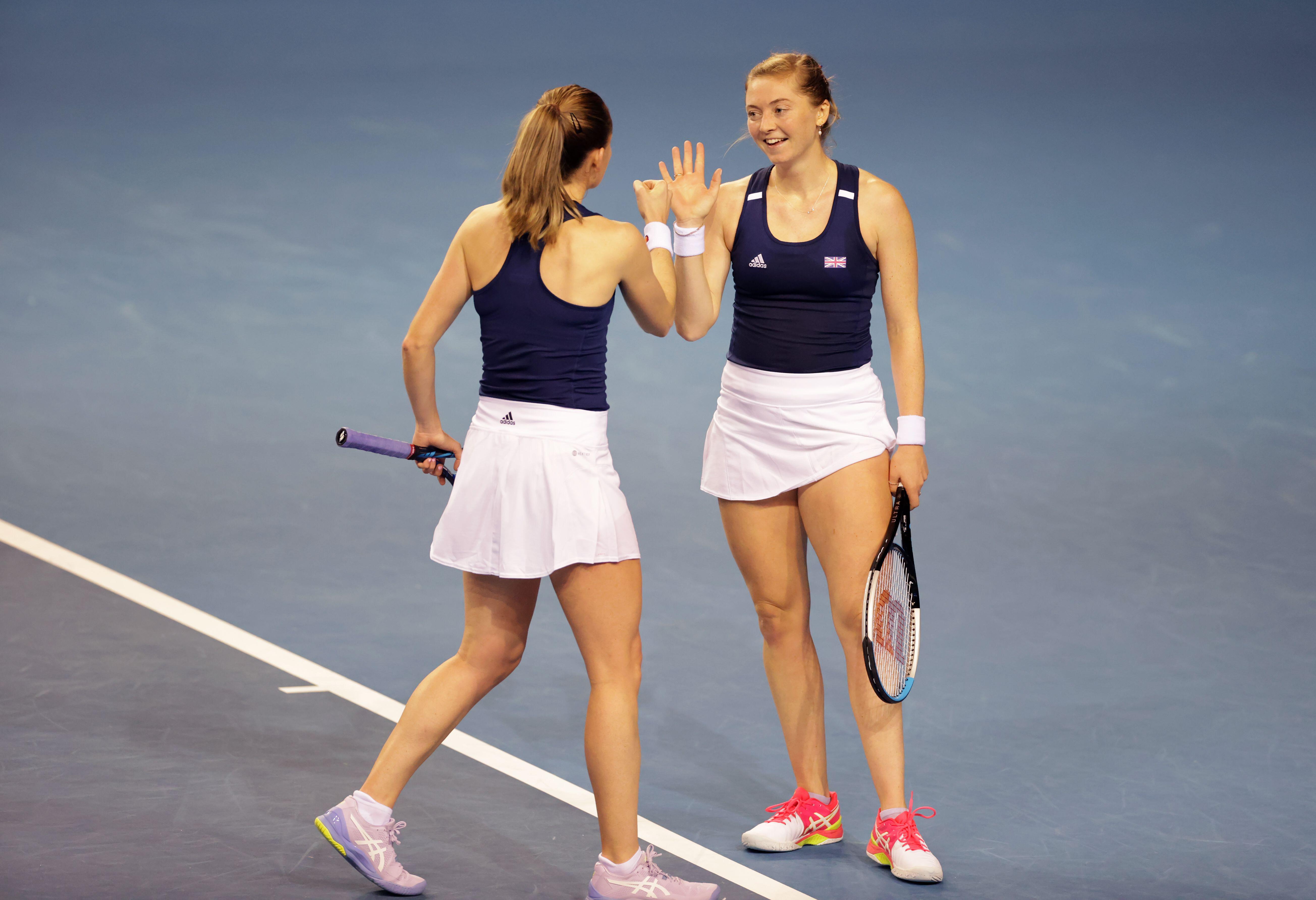 Team GB in Billie Jean King Cup semifinal for first time in 41 year