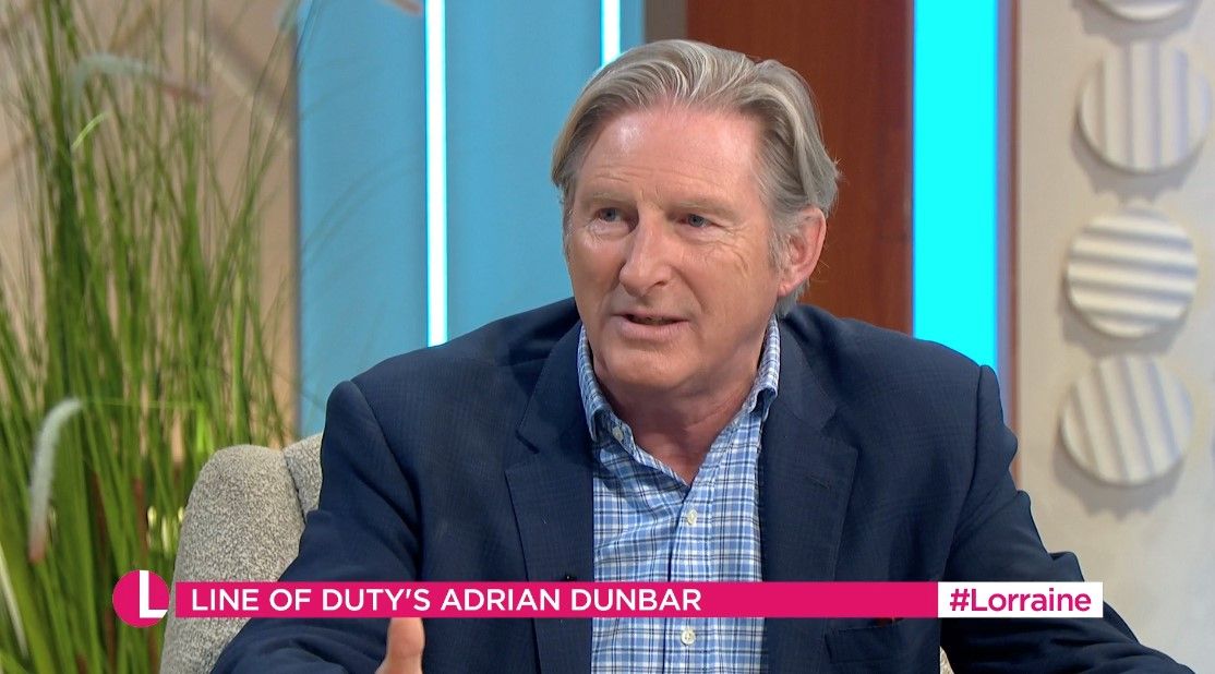 Adrian Dunbar on Lorraine in 2022